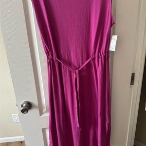 Sonoma Pink Sleeveless Scoop Neck Sundress